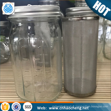 32oz 64oz Mason jar en acier inoxydable café infuseur à café